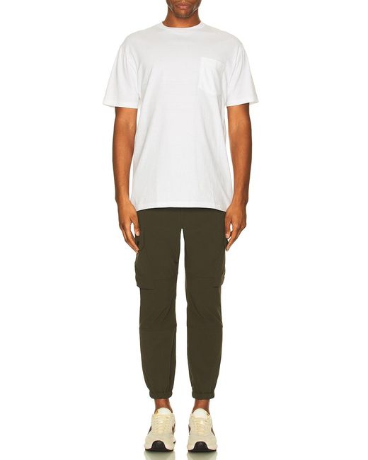 Beams Plus White 2 Pack Pocket Tee for men