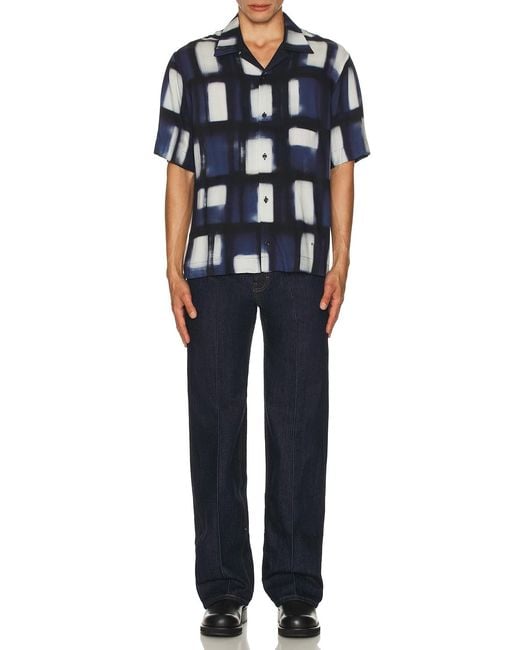 Givenchy Blue Bowling Shirt for men