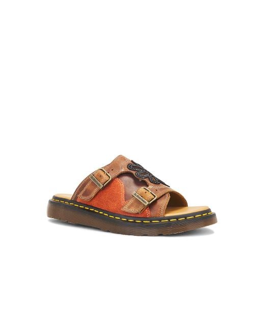 Dr. Martens Dayne Applique Sandal in Brown | Lyst