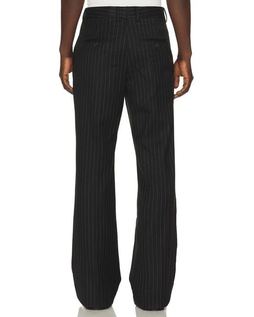 MIDNIGHT RODEO Black Flared Essential Trouser for men