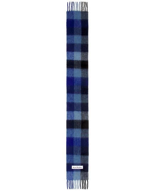 Acne Blue Vally Scarf
