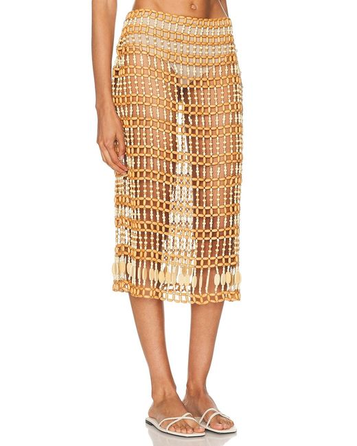 Staud Natural Abaco Skirt