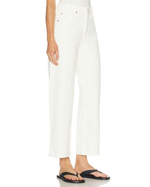 Agolde White Arc Jean