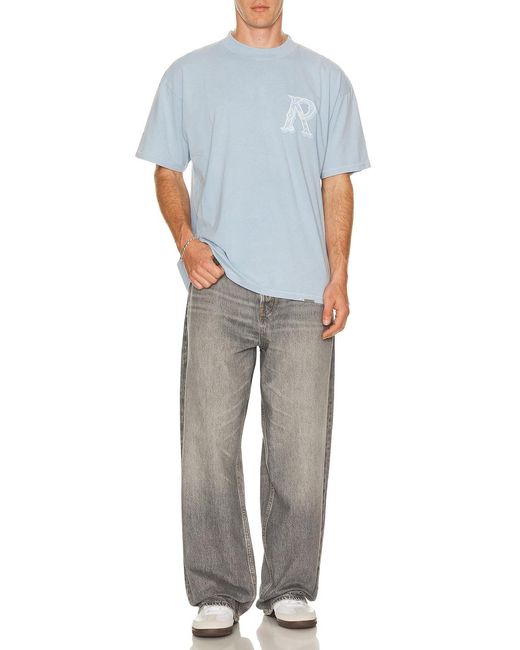 Represent Blue Western Initial Tee for men