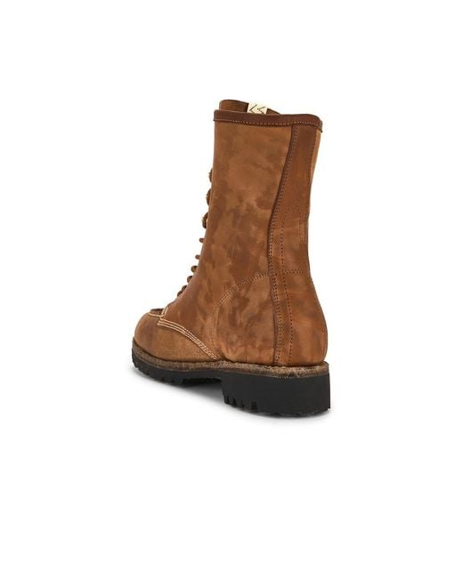 Visvim Brown Scout Moc Boots for men