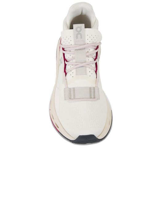On Shoes White Cloudnova 2 Sneaker
