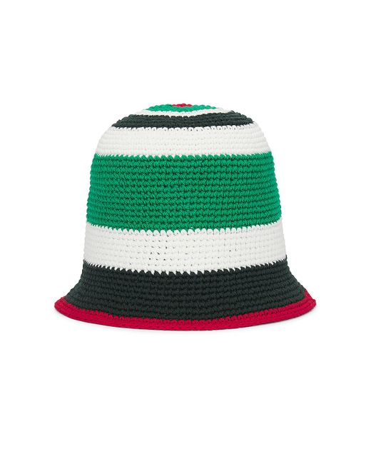 Casablancabrand Green Cotton Crochet Hat