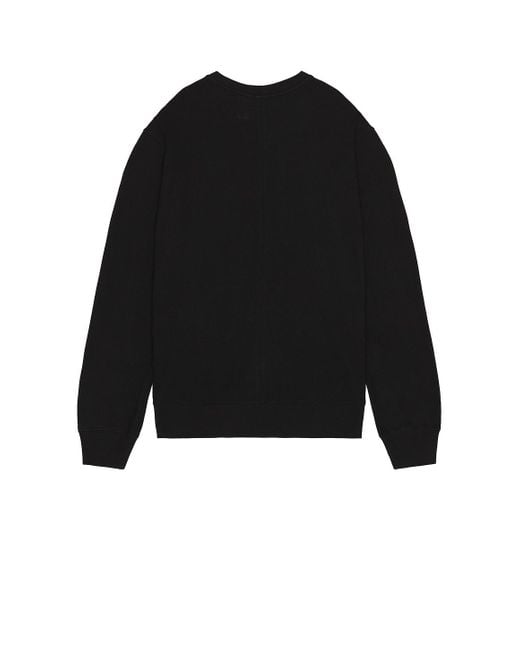Rick Owens X Moncler Jumbo Crewneck Sweatshirt in Black for