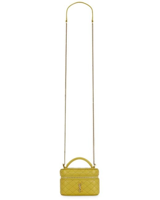 Saint Laurent Metallic Micro Vanity Bag