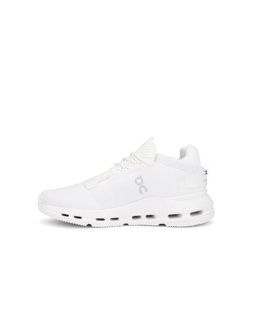 On Shoes White Cloudnova 2 for men
