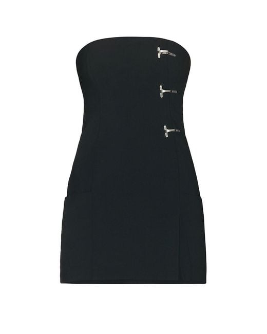 HAELO Black Construct Lock Dress