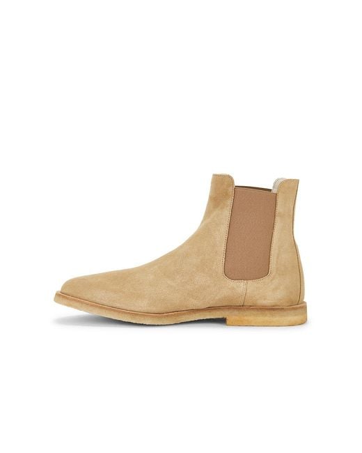 Common Projects Natural Suede Chelsea Boot for men