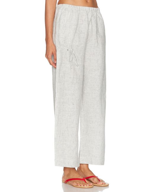 Deiji Studios White Eyelet Pant