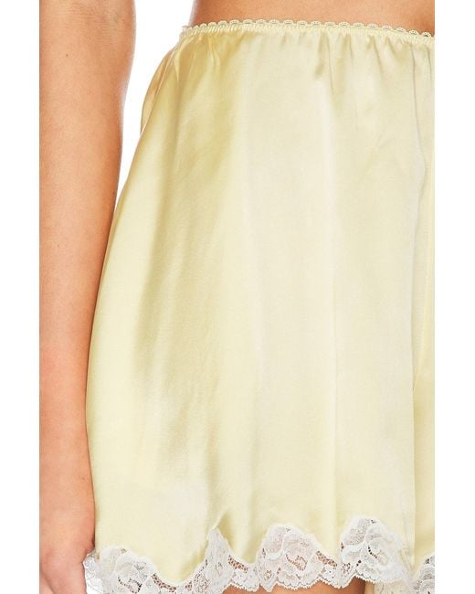 Chloé Yellow Slip Short