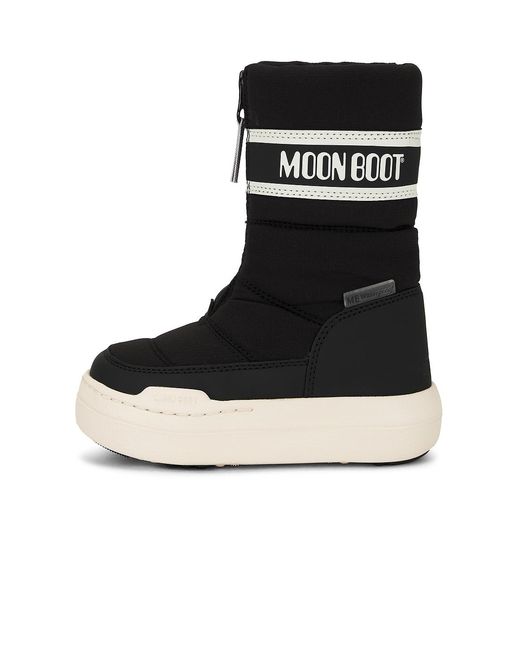 Moon Boot Black Junior Park Zip High Waterproof Boot