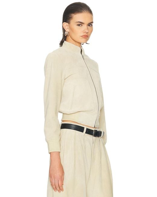 R13 Natural Shrunken Leather Jacket