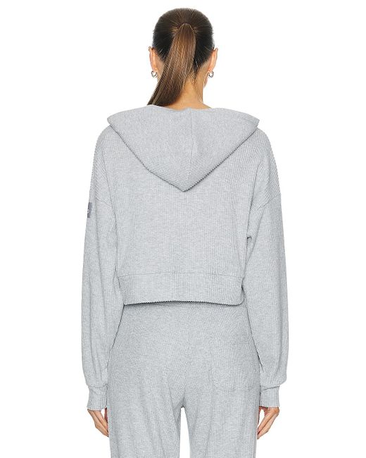 Alo Yoga Gray Muse Hoodie Sweatshirt