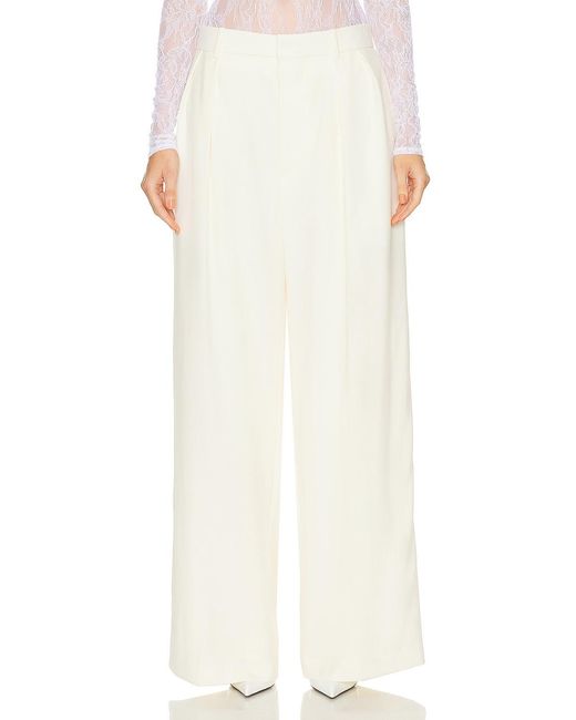 Wardrobe NYC White Evening Trouser