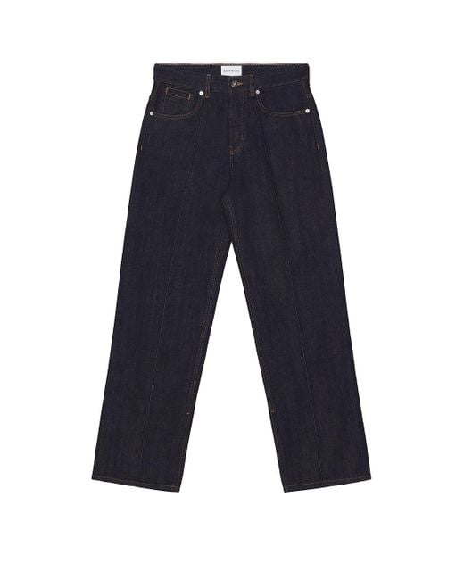 Givenchy Men's Blue Wide Leg Denim Jeans