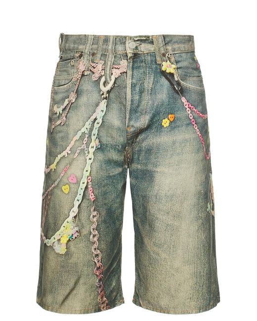 Acne Studios Keychain ショートパンツ Keychain Shorts in Mid Blue – SVRN