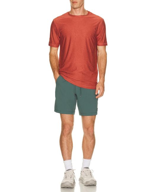 vuori Red Strato Tech Tee for men