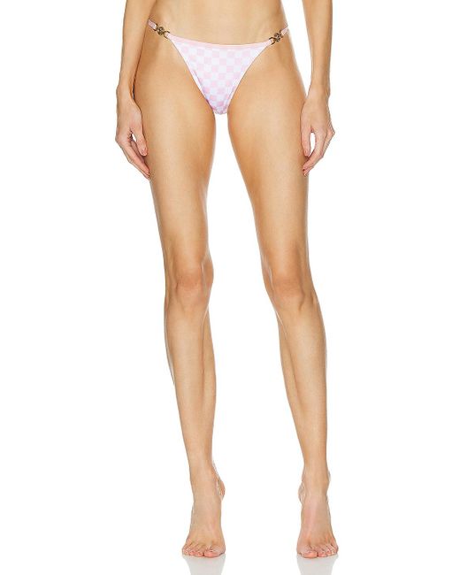 Versace Multicolor High Waisted Bikini Bottom