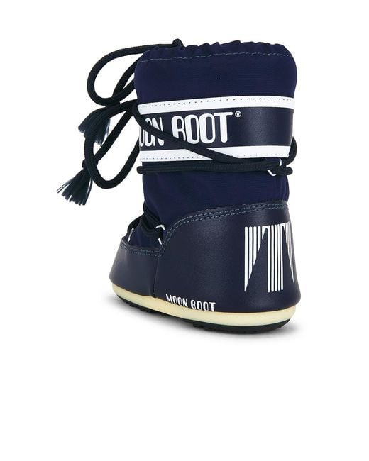 Moon Boot Blue Icon Mini Nylon Boot