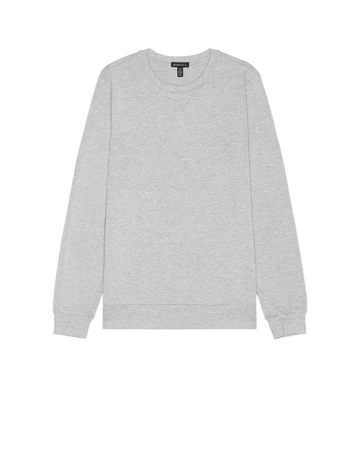 Beyond Yoga White Always Beyond Pullover Crew for men