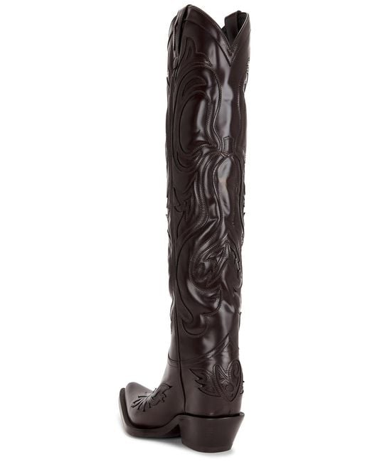 Acne Black Bogirl High Knee Boot