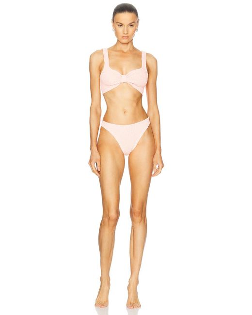 Hunza G Orange Bonnie Bikini Set
