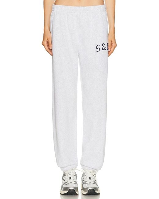 Sporty & Rich White Ivy Sweatpant