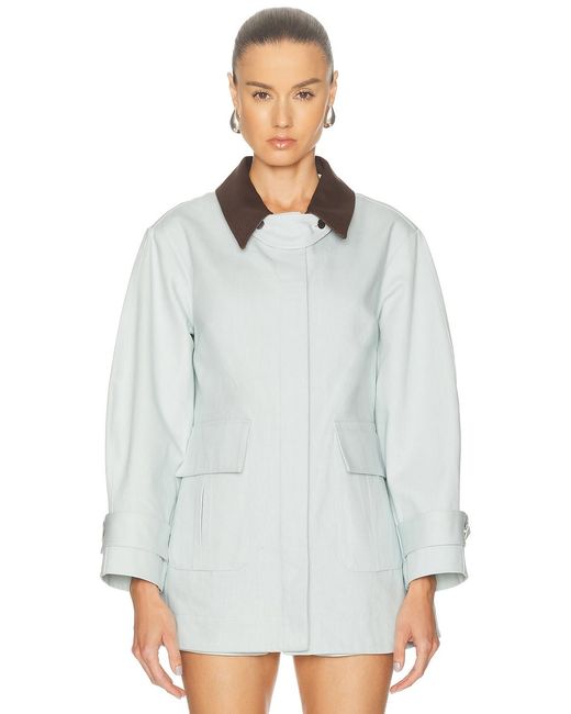 Matthew Bruch White Cargo Barn Jacket