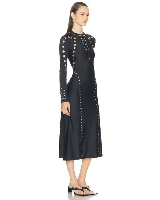 Coperni Black Snap Dress