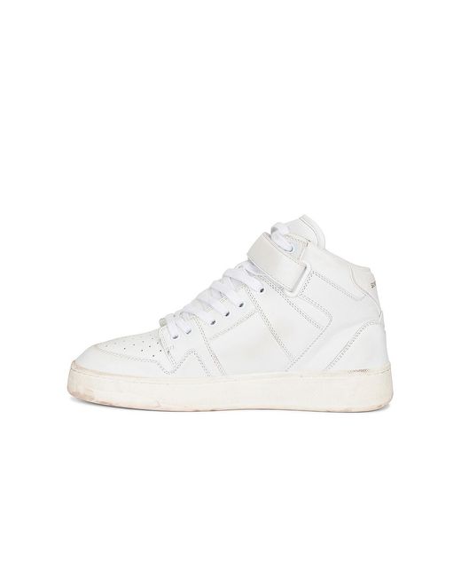Saint Laurent White Jefferson Sneaker for men