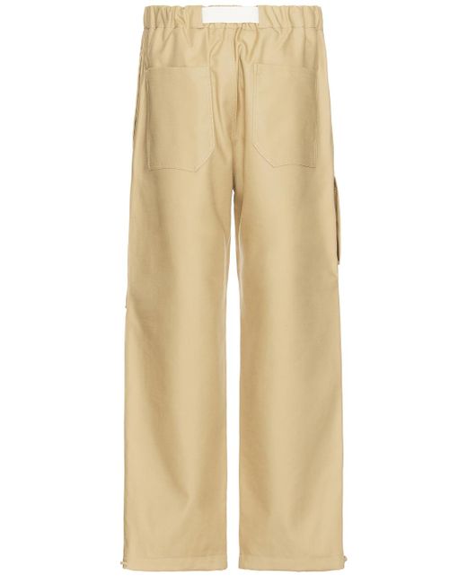 DARKPARK Jordan Heavy Cotton Satin Relax Fit Trousers in Natural for Men |  Lyst