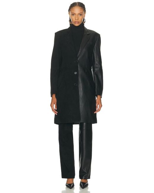 Helmut Lang Black Mixed Jacket