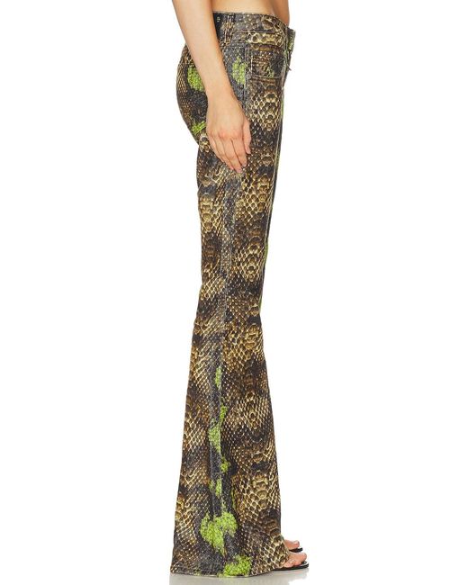 R13 Green Overflow Boy Flare Pant