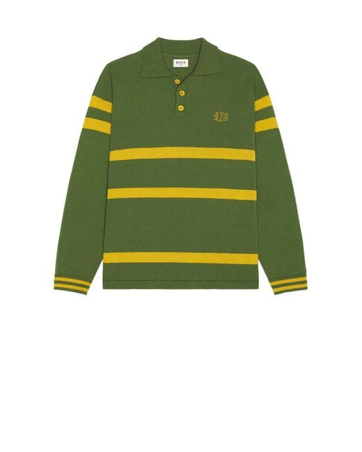 Bode Green Regis Polo for men