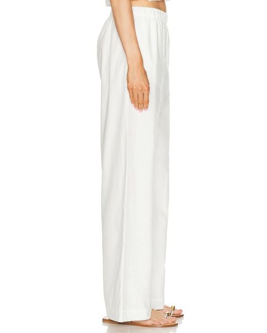 ÉTERNE White Lounge Pant