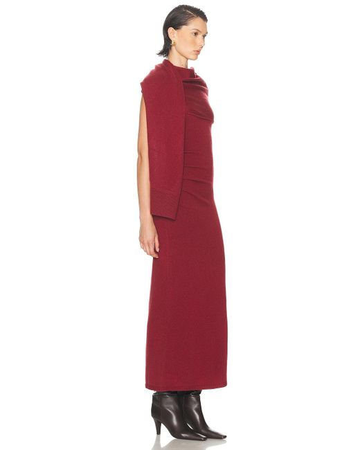 Jonathan Simkhai Red Hathaway Midi Dress
