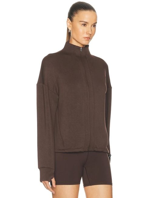 Varley Brown Tayah Zip Through Jacket