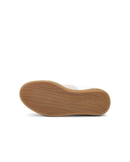 Acne White Bars W Low Sneaker