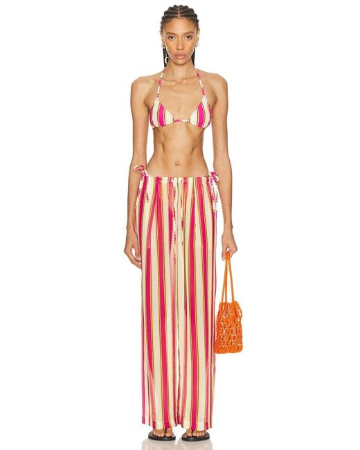 Solid & Striped Red The Iris Top