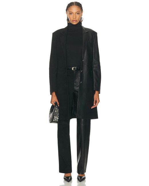 Helmut Lang Black Mixed Jacket