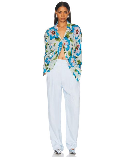 Acne Blue Suri Top