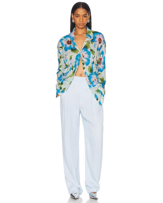 Acne Blue Suri Top