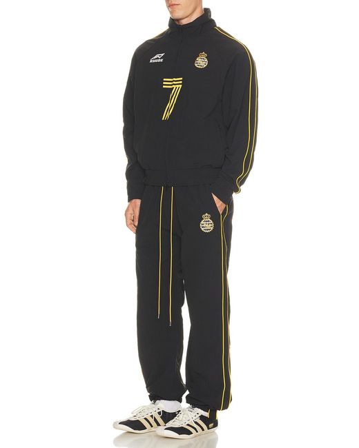 Rhude Black Lago Track Jacket for men