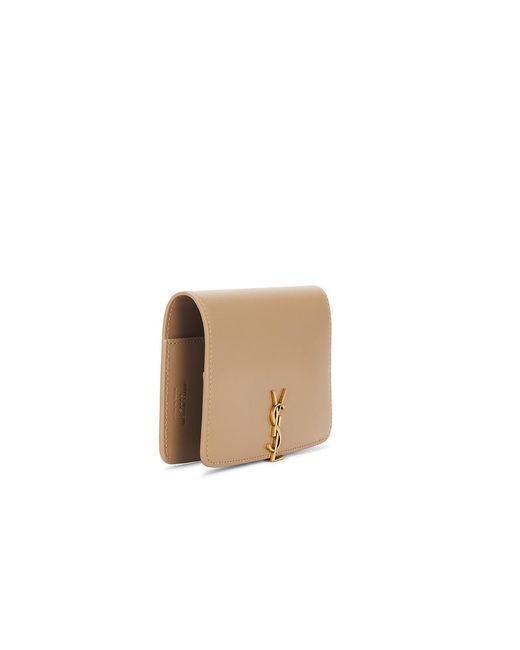 Saint Laurent Natural Passport Case