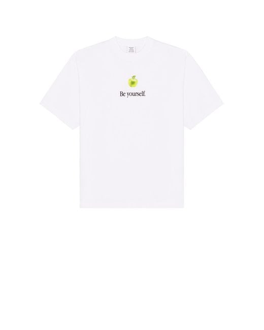 Vetements White Be Yourself Oversized T-Shirt for men