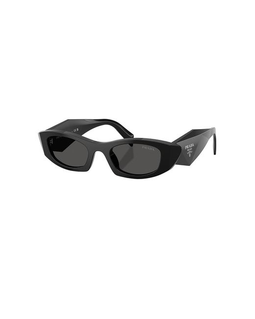 Prada Black Rectangular Sunglasses